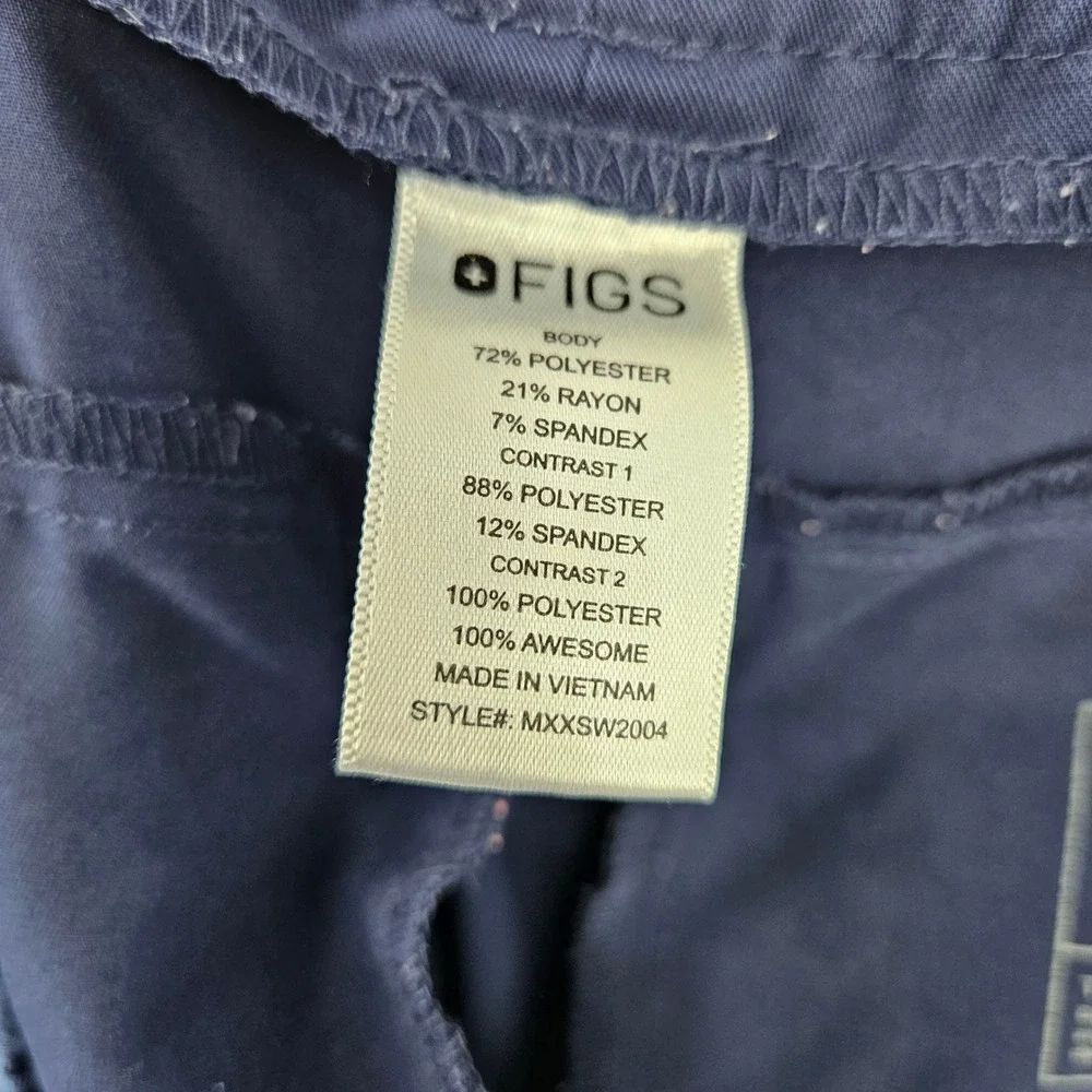 Figs Scrub Pants Mens XS Tansen Jogger Nurses Healthcare Uniforms Navy‎ Blue